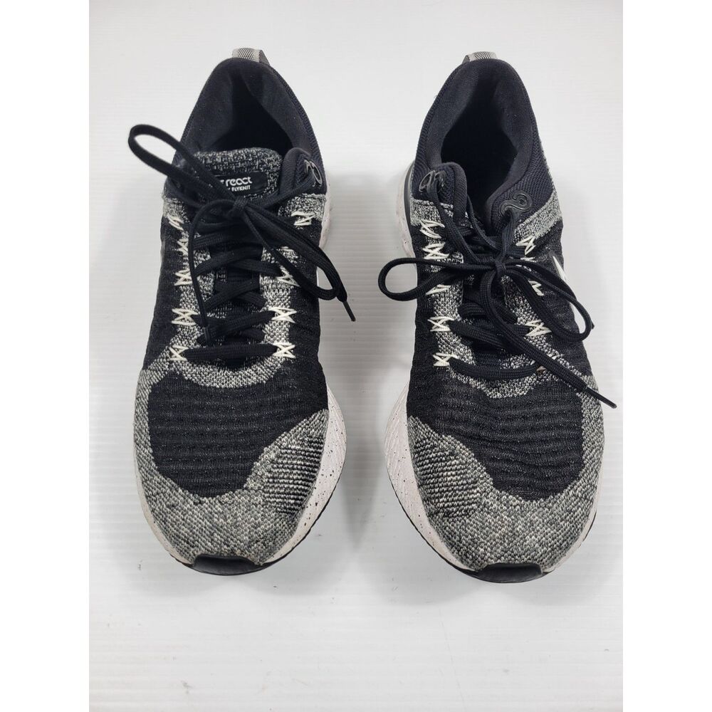 Nike React Infinity Run FK 2 Womens 10.5‎ Shoes CT2423-101 Black White
